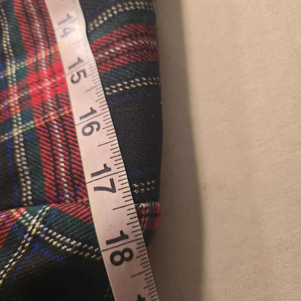 Vintage Pendleton Plaid Wool Blazer, EUC, Size 14, Red Black Green Blue - Picture 11 of 11